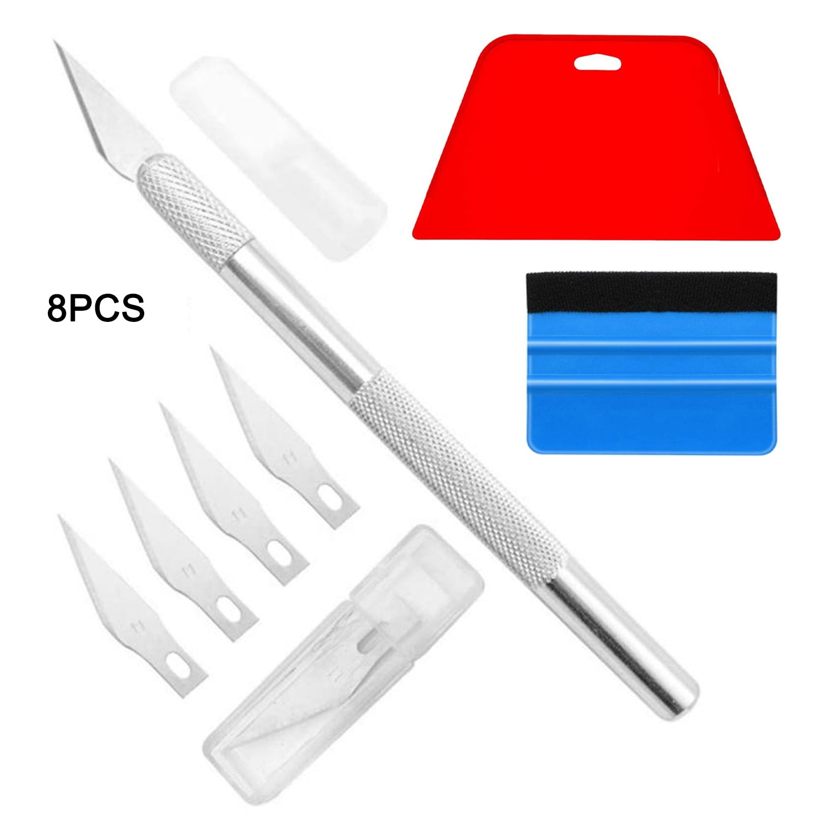 Homchum Wallpaper Tool Kit Include 2 Squeegee 1 Knife and 5 Blades for