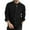 Black, variant on Mens Autumn Winter Corduroy Shirts Casual Long Sleeves Solid Color Buttoned Lightweight Shirts Running