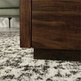 Sauder Manhattan Gate Engineered Wood Coffee Table in Rich Walnut/Slate Gray