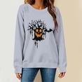 thumbnail image 6 of Women's Oversized Graphic Letter Print Sweatshirts Crewneck Patriotic Fleece Pullover Tops Winter Sweater Workout/Party Fall Outfits & Winter Clothes, 6 of 6