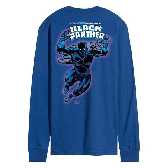 Marvel Black Panther - Oversized Comic Book - Men's Long Sleeve Graphic T-Shirt