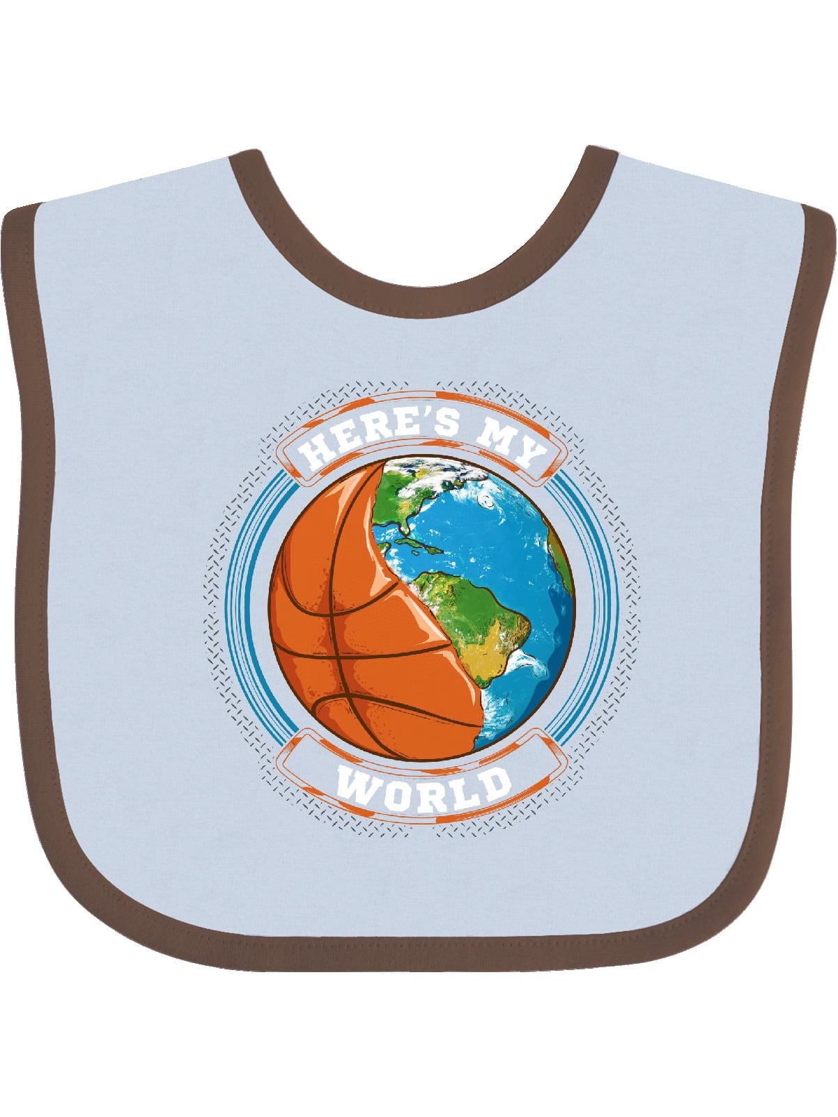 Inktastic Basketball Sports Coach Team Player Infant Bib Unisex Blue Walmart Com Walmart Com