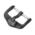 thumbnail image 2 of HIRSCH Active Buckle for Watch Straps - Stainless Steel - Matte Black - 20mm, 2 of 5