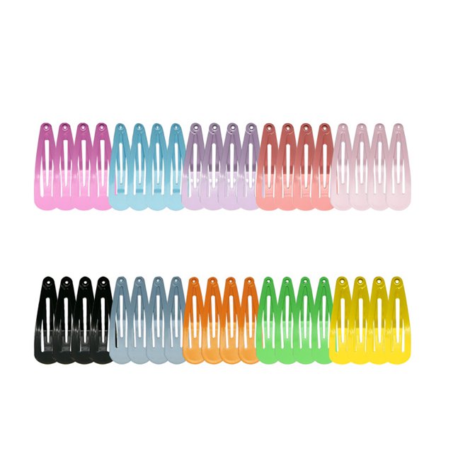 80 pinzas para el pelo de 18 colores, pasadores para el pelo de color caramelo, pasadores a presión para niñas, niños y mujeres