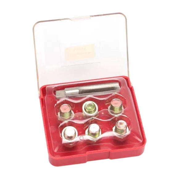 Kit de reparación de roscas de tapón de drenaje de aceite Repuestos Profesional Fácil de instalar Fácil de usar M13x15