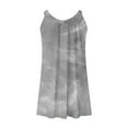 thumbnail image 2 of Robe Décontractée Sans Manches pour Femmes, Longueur Genou, Coupe Ample, Imprimée, Robe de Soleil, Col Rond, Fluide, pour Printemps et Été, 2 of 5
