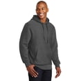 thumbnail image 4 of Sport-Tek F281 Mens Super Heavyweight Pullover Hooded Sweatshirt, Graphite Heather - 2XL, 4 of 6
