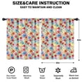 thumbnail image 2 of Pioneer Flower Floral Print Pattern Insulated Teens Curtains Set Of 2, Bedroom Essentials, Toddler Room Decor 52"x63", 2 of 5