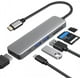 thumbnail image 1 of 6 In 1 Usb C Hub Multiport Adapters ,mac Dongle With 4k Hdmi, 100w Fast Charging, Usb-c And 3 Usb-a 5gbps Data Port, Usb 2.0, 1 of 5
