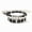 Black, variant on Zhuge 1 Piece Artificial Pearl Pet Collar & Leash Set, Durable Plastic, Practical Fashionable Pet Accessories, L size, white