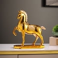 thumbnail image 4 of Figurita de caballo simulada Estatua de resina de poni en miniatura realista Escultura de animales Adorno Decoración Regalo de inauguración de casa, 4 of 7