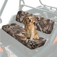 thumbnail image 3 of Yuyamidu Camo Hunting UTV Seat Covers Brown Wood Scratch-Proof Cover Front Bench Seat Cover with Backrest Cover Replacement Fit for Mule 3000 3010 3020 4000 4010, 3 of 7