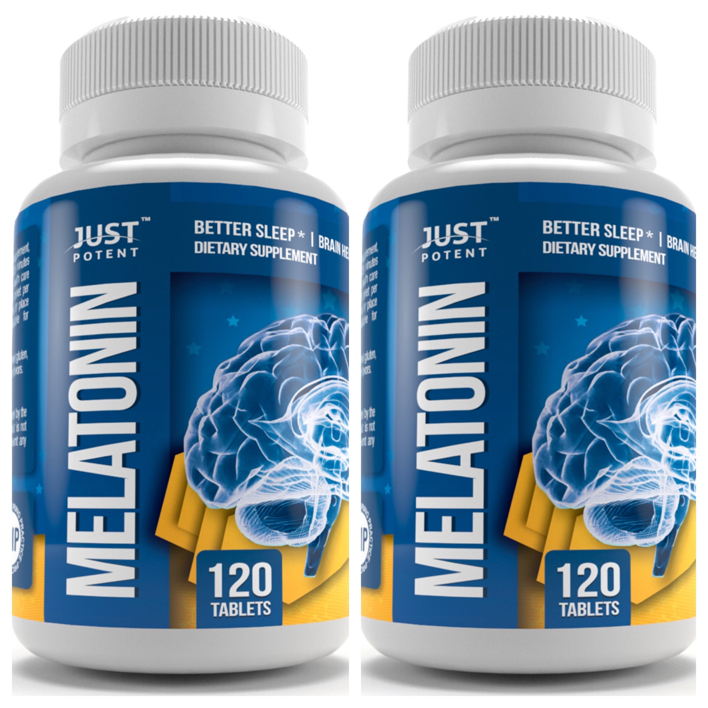 Just Potent Melatonin 10mg Tablet Sleep Aid 120 Ct. ( 2 ... Just Potent Melatonin 10mg Tablet Sleep Aid 120 Ct. ( 2 ...