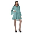 thumbnail image 5 of Moomaya Flounce Sleeve Dresses For Women Embroidered Summer Dresses Women, 5 of 6