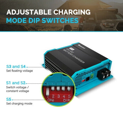 DCDS20 12v 20a Battery to Battery Charger with 115w Victron Solar Panel