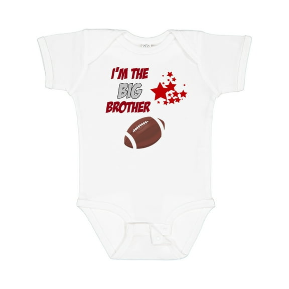 Inktastic I'm The Big Brother Football Boys Baby Bodysuit