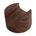 thumbnail image 3 of WeiLaiKeQi Sushi Display Holder Decorative Wooden Sushi Holder for Desk Kitchen Parties round dark wood, 3 of 9