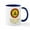 White/Navy Inside, variant on CafePress - DTOM We The People - 11 oz Ceramic Mug - Novelty Coffee Tea Cup