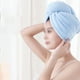 thumbnail image 3 of Paquete de 2 toallas para el cabello, turbante de microfibra de secado rápido, súper absorbente, toalla de microfibra para el cabello, 3 of 5