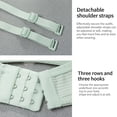 thumbnail image 5 of CHAOYUNYI 3/5 Pack Lightly Padded Bras for Girls,Teens and Petite Women,Solids Training Bras Adjustable Strap Youth Sports Bras, 5 of 7