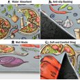 thumbnail image 6 of Kitchen Rugs and Mats Non Skid Washable Absorbent Microfiber Kitchen Mats for Floor Anti Fatigue Kitchen Mat Set of 2 Color Kitchen Decor Stain Resistant 17"x47.2"+17"x23.6", 6 of 6