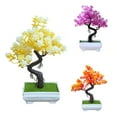 thumbnail image 4 of SPRING PARK Artificial Green Bonsai Tree in Pot Table Artificial Plant Desk Decoration for Office/Home, 4 of 7