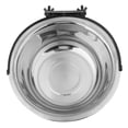thumbnail image 2 of NFTIGB Dog Bowl Diner Dish Premium Stainless Steel Hanging Pet Puppy Cat Food Water Feeder XL Size 8.66 inches / 22 cm Durable Rustproof Cage Crate Kennel Mount Accessories Included, 2 of 2