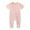 Pink, variant on Otqutp 2024 Fashion Baby Boys Girls Cotton Rompers Footless Pajamas Zipper Short Sleeve Sleeper Jumpsuit for 0 to 24 Months
