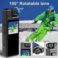 thumbnail image 3 of 1080P Portable Body Camera 180 Rotating Lens,Video Recorder,Night Vision ,Loop Recording Body Camera for Police, Sport, 3 of 5