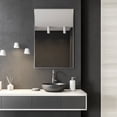 thumbnail image 4 of Head West Rectangular Thin Metal Frame Decorative Modern Wall Accent Mirror - 24" x 36", 4 of 6