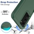 thumbnail image 3 of Defender Case for Samsung Galaxy S23 Plus 5G 6.6", Dual Layer PC+TPU Rugged Shockproof Full Body Protective Cover,Green,For Galaxy S23 Plus, 3 of 5
