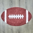 thumbnail image 4 of Everyday Kids Modern Hand Tufted Letter Print Area Rugs, 30" x 17.75", 4 of 4
