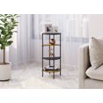 thumbnail image 1 of Side Table. End Table Living Room. Bedside Table or Night Stand. Small Entry Table. Easy To Assemble. Reclaimed Wood Look, 1 of 4