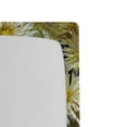 thumbnail image 3 of Ambesonne Floral Fitted Sheet, Abstract Art Style Asters, California King, Mustard Khaki Black, 3 of 5