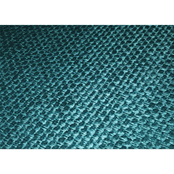 Ahgly Company Machine Washable Indoor Rectangle Transitional Dark Turquoise Green Area Rugs, 5' x 8'