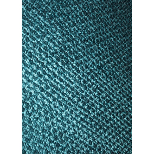 Ahgly Company Machine Washable Indoor Rectangle Transitional Dark Turquoise Green Area Rugs, 4' x 6'