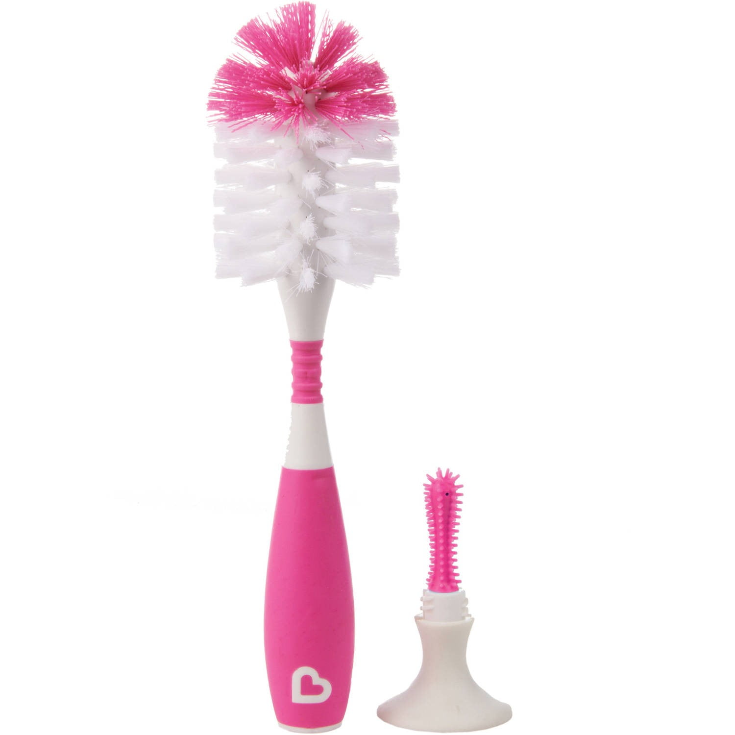 munchkin 2pk baby bottle & nipple brush