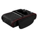 thumbnail image 4 of Almohadilla genérica para consola central de coche, cojín para reposabrazos de coche para SUV. Negro Rojo, 4 of 9