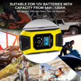 thumbnail image 5 of Chargeur de Batterie Intelligent 7A/12V Chargeur de Moto Rapide Portable avec Mode de Réparation de Protection d'Affichage LCD pour Voiture Moto Auto Jaune, 5 of 5