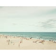 thumbnail image 2 of Bibikow, Walter 18x15 Gold Ornate Wood Framed with Double Matting Museum Art Print Titled - Day at the Beach, 2 of 4