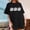 *Black, variant on ClodeEU Women's Plus Size Floral Print Drop Shoulder Short Sleeve T-Shirt ,Loose Fit Casual Crewneck Top Gray,Womens Plus XL