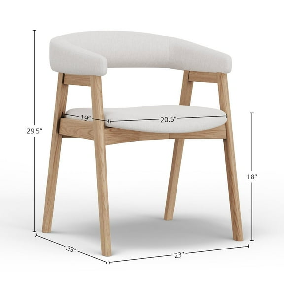 Alpine Furniture Cove Chairs, Natural (Set of 2)