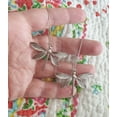 thumbnail image 5 of Dragonfly Earrings- Silver dragonfly earrings- Dragonfly drop earrings-Dragonfly statement earrings, 5 of 5