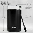 thumbnail image 2 of Kaffe One-Touch Coffee Grinder Electric w/Cleaning Brush (3 oz) - Coffee Grinders for Home Use - Up to 12 Cups of Coffee per Grind - Easy On/Off Coffee Bean Grinder - Black, 2 of 4