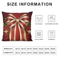 thumbnail image 5 of Nawypu Christmas Tree Bell Throw Pillow Covers  Xmas Gifts Holly Decorative Pillowcase Cushion Covers Soft Pillow Cases for Sofa Couch Bed Car Bedroom Winter New Year Decor, 5 of 5