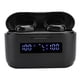 thumbnail image 2 of Auriculares inalámbricos Bluetooth 5.0 deportivos, manos libres, intraaurales con pantalla digital (negros), 2 of 14