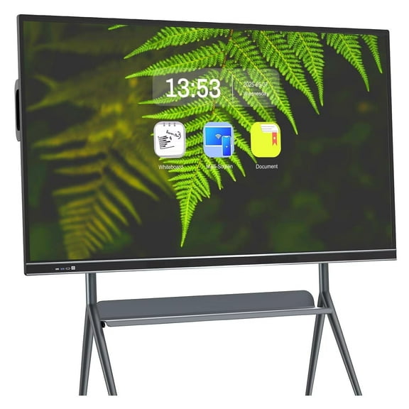 OmninexHub 4K Smart Board 75 Inch Interactive All-in-One Computer, Touch Screen with Dual System & Cloud Sharing For Classroom, Office & Presentations​