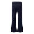 thumbnail image 4 of Casual Flared Trousers with Button Detailing for Relaxed Everyday Wear Retro- Solid Color Bottoms for Men, 4 of 4