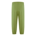 thumbnail image 2 of Haitryli Baby Boys Girls Solid Harem Pants Elastic Bloomer Sweatpants Casual Jogger Bottoms Green 4-5, 2 of 4