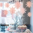 thumbnail image 1 of Adornos colgantes de copos de nieve para Navidad, 6 piezas de guirnaldas de copos de nieve 3D con purpurina blanca grande para Navidad, invierno, país de las maravillas, vacaciones, fiesta de año, 1 of 8